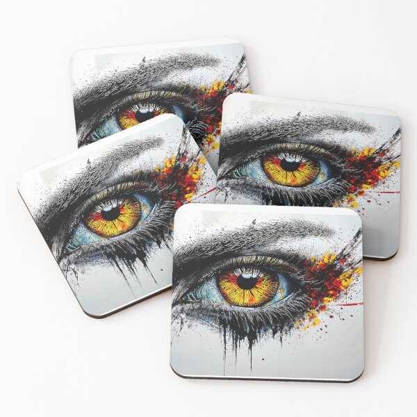 Item preview, keep an eye on white / dejco dejco.art domin designed and sold by dejco.art.