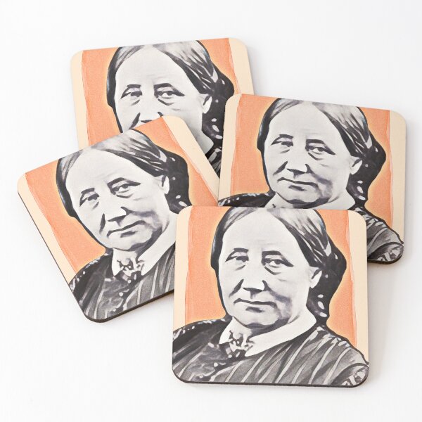 Item preview, English Novelist Elizabeth Gaskell - orange - illustration  designed and sold by Litstoy.