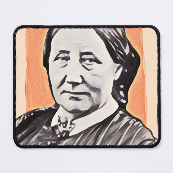 Item preview, English Novelist Elizabeth Gaskell - orange - illustration  designed and sold by Litstoy.