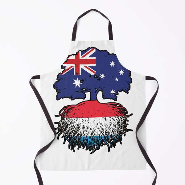 Item preview, Luxembourg Luxembourgian Australian Australia Tree Roots Flag designed and sold by FlagX.
