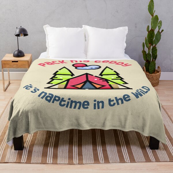 Item preview, Pack my teddy it's naptime in the wild tent funny cute adorable designed and sold by NymeriaH.