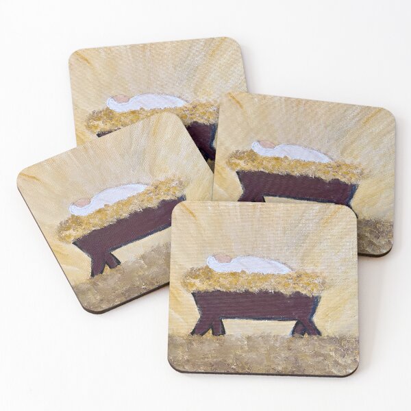 Item preview, Jesus in a manger  designed and sold by ArtfullySue.