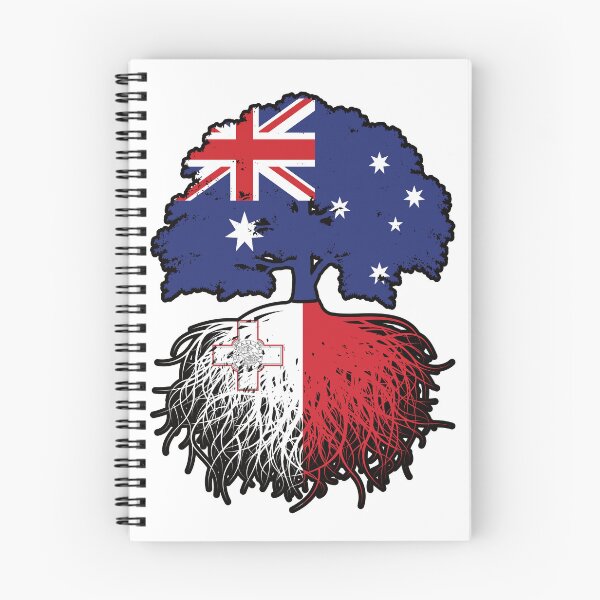Item preview, Malta Maltese Australian Australia Tree Roots Flag designed and sold by FlagX.
