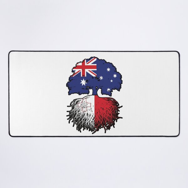 Item preview, Malta Maltese Australian Australia Tree Roots Flag designed and sold by FlagX.