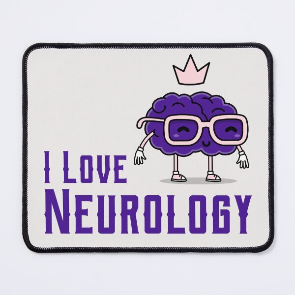 Item preview, I love neurology - Neurologists - Neurosurgeons - Neurobiology, neurology, neuroscience designs designed and sold by ScientistArtist.