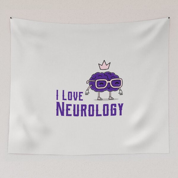 Item preview, I love neurology - Neurologists - Neurosurgeons - Neurobiology, neurology, neuroscience designs designed and sold by ScientistArtist.