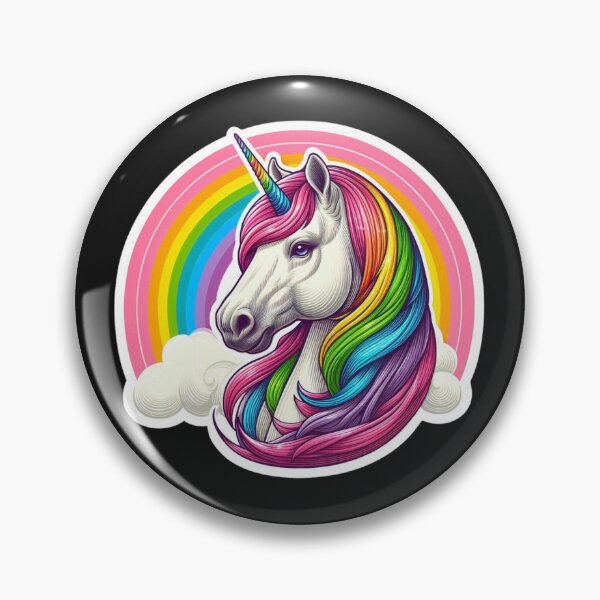 Item preview, Unicorn with Rainbow Mane on Colorful Cloud Fantasy Design designed and sold by styleonestaa.
