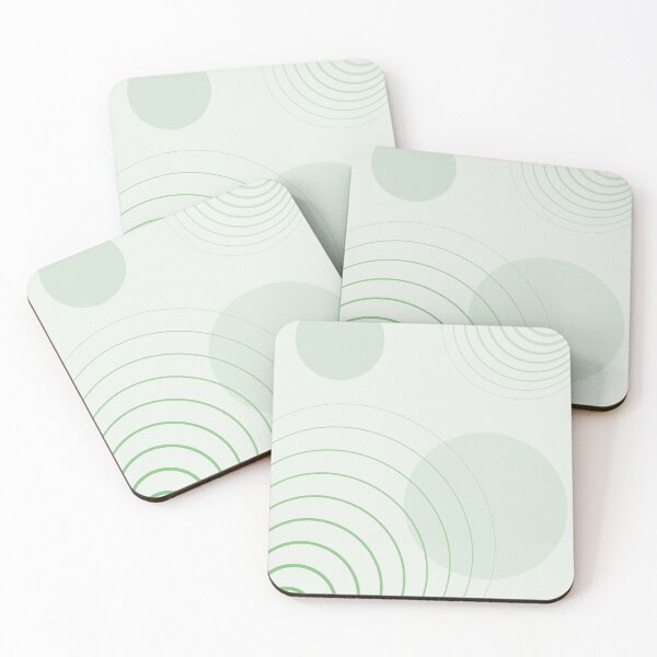 Item preview, Abstract Art Green Circles  designed and sold by OooPstudio.