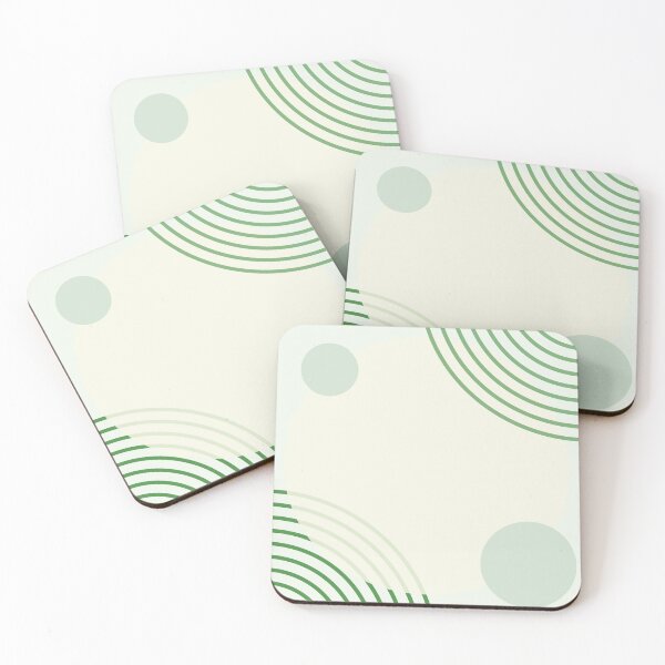 Item preview, Abstract Art Green Circles designed and sold by OooPstudio.