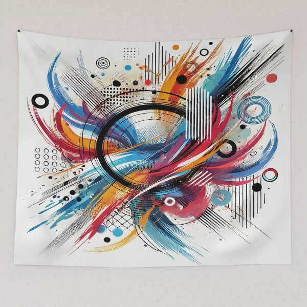 Item preview, Abstract Explosion of Dynamic Colors designed and sold by FAONIM.