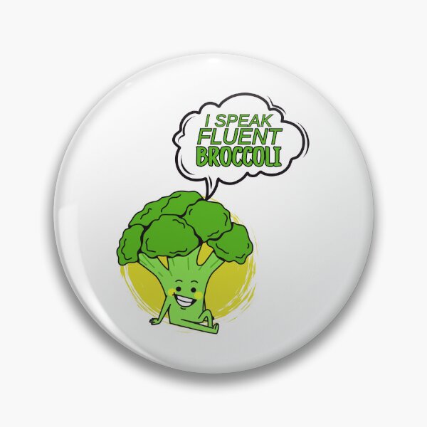 Item preview, I Speak Fluent Broccoli – Fun and Quirky Plant-Based designed and sold by DesignDazzles.