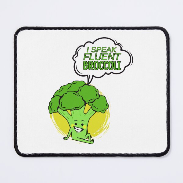 Item preview, I Speak Fluent Broccoli – Fun and Quirky Plant-Based designed and sold by DesignDazzles.
