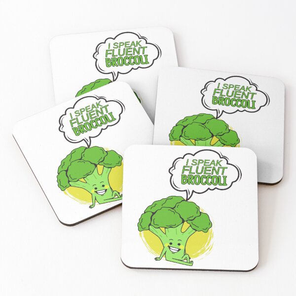 Item preview, I Speak Fluent Broccoli – Fun and Quirky Plant-Based designed and sold by DesignDazzles.