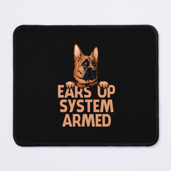 Item preview, Ears Up System Armed Dog Lover Gift Animal German Shepherd designed and sold by FernaRoje.