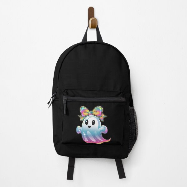 Item preview, ghost with a rainbow bow designed and sold by jkrphoto.