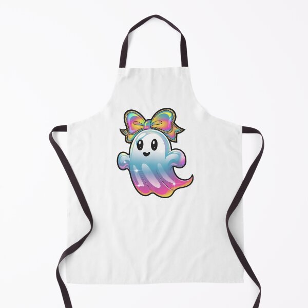 Item preview, ghost with a rainbow bow designed and sold by jkrphoto.