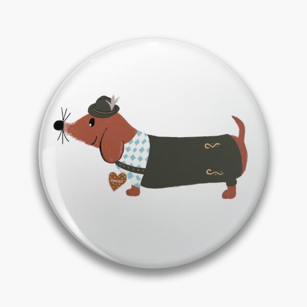 Item preview, Octoberfest Dachshund  designed and sold by cupcakiwi.