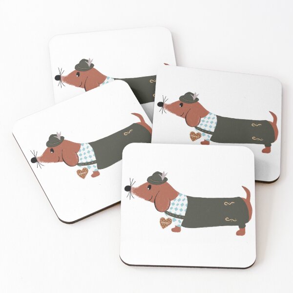 Item preview, Octoberfest Dachshund  designed and sold by cupcakiwi.