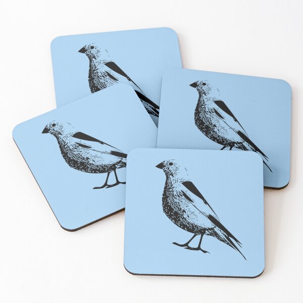 Item preview, Snow Bunting Black Design  designed and sold by designsasstultd.