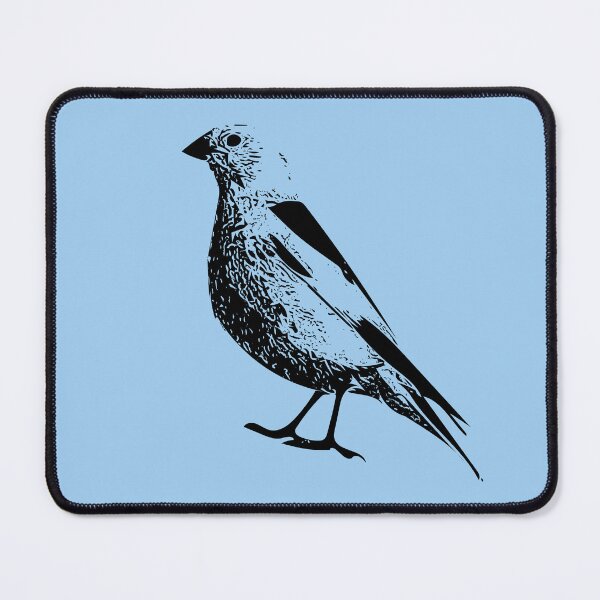 Item preview, Snow Bunting Black Design  designed and sold by designsasstultd.