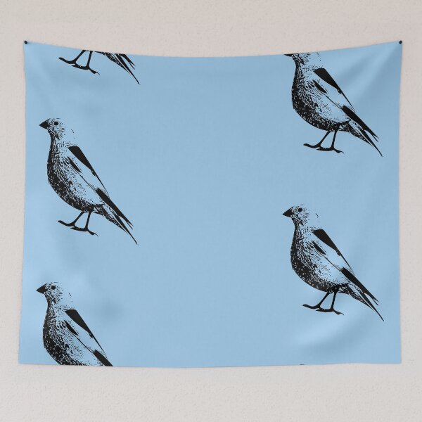 Item preview, Snow Bunting Black Design  designed and sold by designsasstultd.