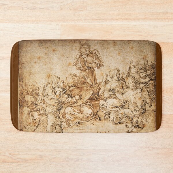 Item preview, Music Making Angels,Drawing by Albrecht Durer designed and sold by BulganLumini.