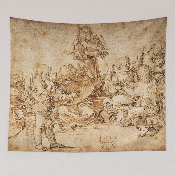Item preview, Music Making Angels,Drawing by Albrecht Durer designed and sold by BulganLumini.