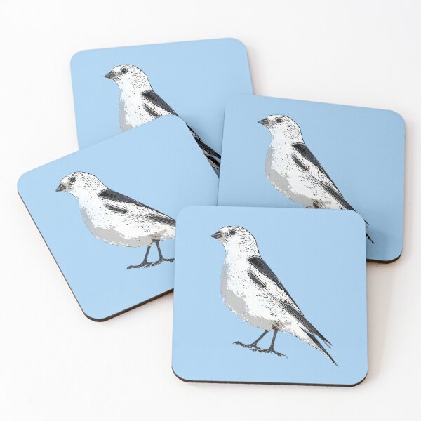 Item preview, Snow Bunting Black Alternate Design  designed and sold by designsasstultd.