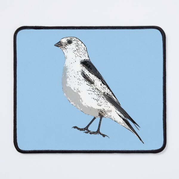 Item preview, Snow Bunting Black Alternate Design  designed and sold by designsasstultd.