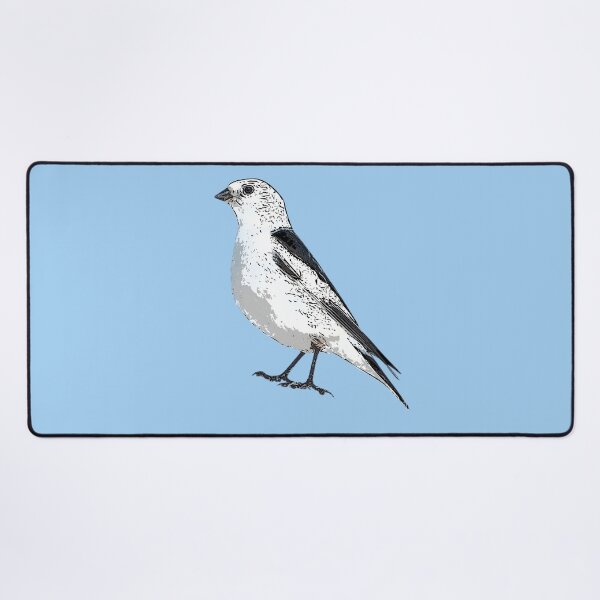 Item preview, Snow Bunting Black Alternate Design  designed and sold by designsasstultd.