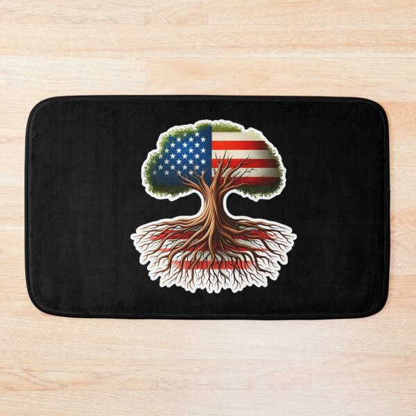 Item preview, American Flag Growing from Roots Symbolizing Strength Design designed and sold by styleonestaa.