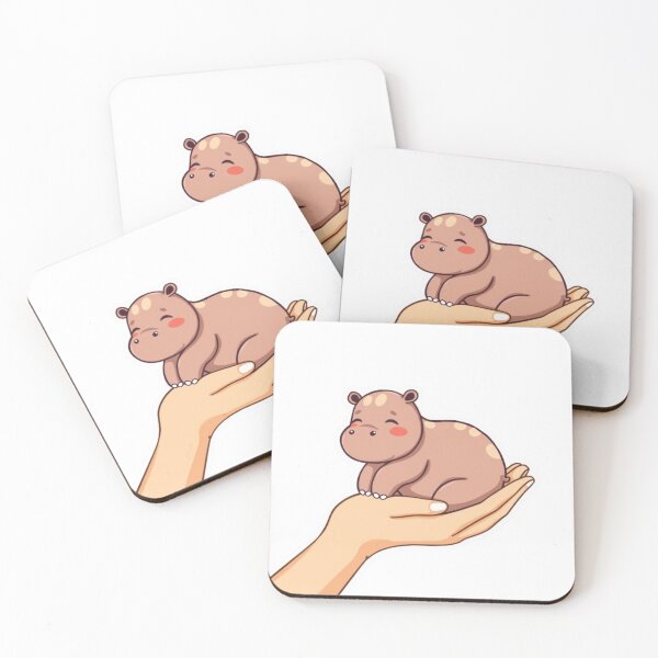 Item preview, Moo deng baby hippo resting Sticker designed and sold by puurfectcat.