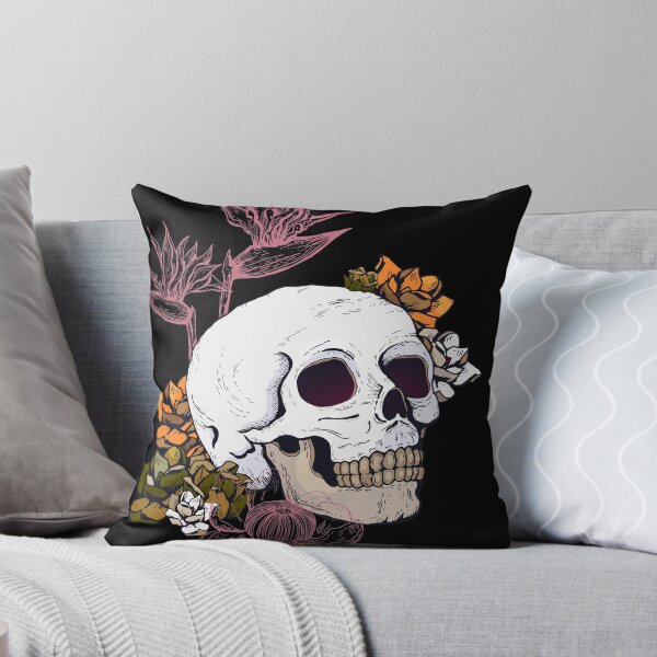 Item preview, Skull and Strelitzia blossom  designed and sold by Loriniart.