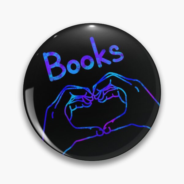 Item preview,  Book Lover Hand Heart Design Blue Version designed and sold by ClearAndHappy.