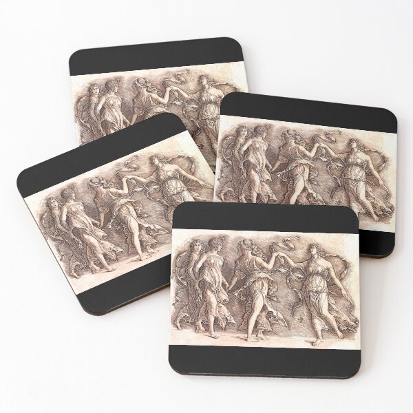 Item preview, Four Dancing Muses 1497 Italy designed and sold by RocketshipRetro.