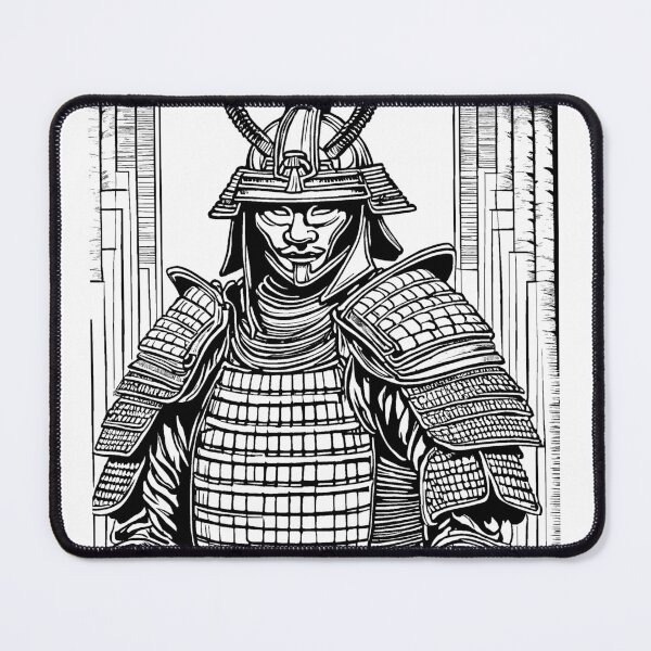 Item preview, Samurai Armor Line Drawing designed and sold by GeoSketchWear.