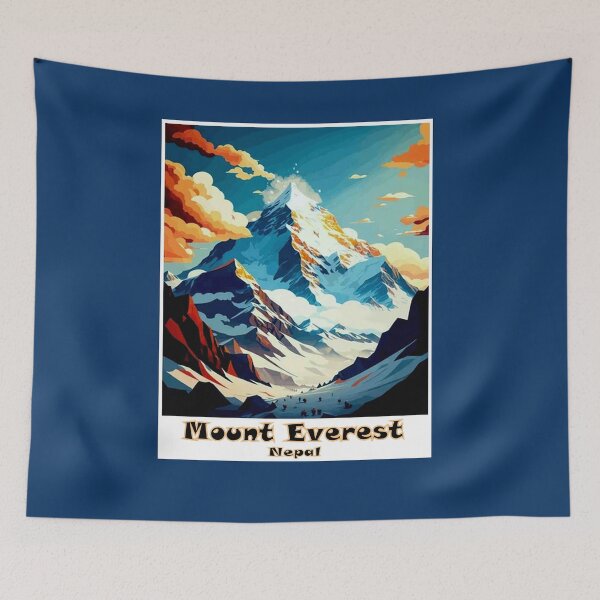 Item preview, Mount Everest Nepal Travel and Tourism Advertising Print designed and sold by posterbobs.