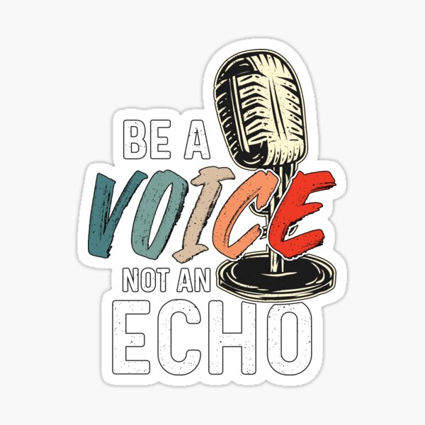 Item preview, Voice Actor Be A Voice Not An Echo Loves Voiceover designed and sold by tshirtconcepts.