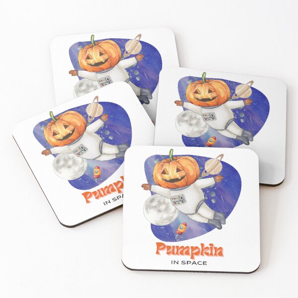 Item preview, Pumpkins in Space: Cosmic Halloween Pumpkin Art designed and sold by WeMerch-Art.