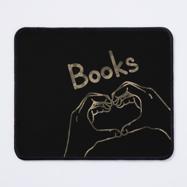Item preview, Book Lover Hand Heart Design Bronze Version designed and sold by ClearAndHappy.