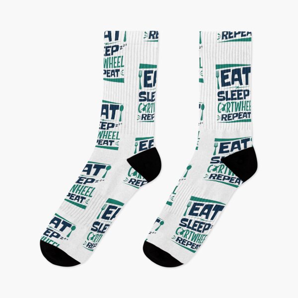 Item preview, Eat Sleep Cartwheel Repeat Gymnastics designed and sold by jaygo.