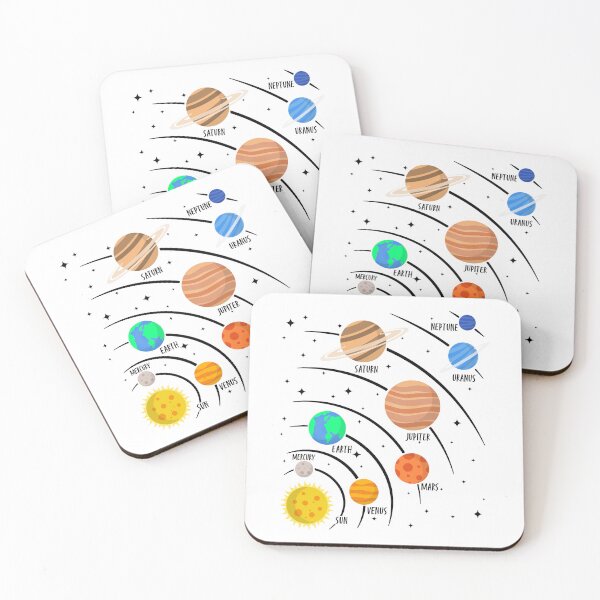 Item preview, Colorful Planets Solar Systems - Space Science designed and sold by ScienceCorner.