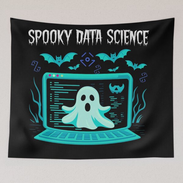 Item preview, Spooky data science, funny Data science, statistics and Halloween designed and sold by NoetherSym.