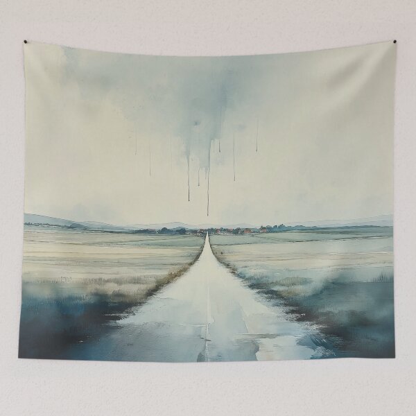 Item preview, Endless Road to Horizon | Minimalist Landscape designed and sold by solynneart.