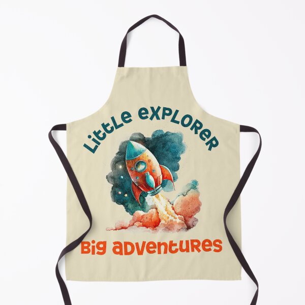 Item preview, Watercolor Space ship Little explorers, big adventurers designed and sold by NymeriaH.