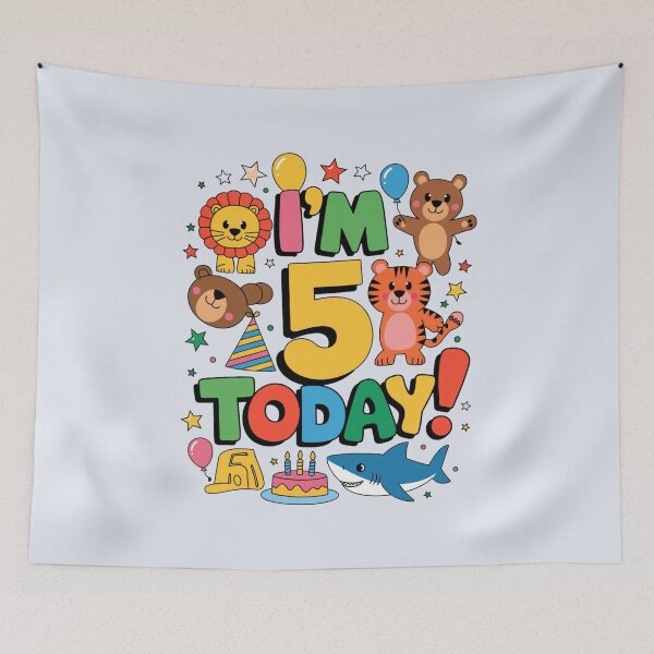 Item preview, I'm 5 today designed and sold by SignumShop.