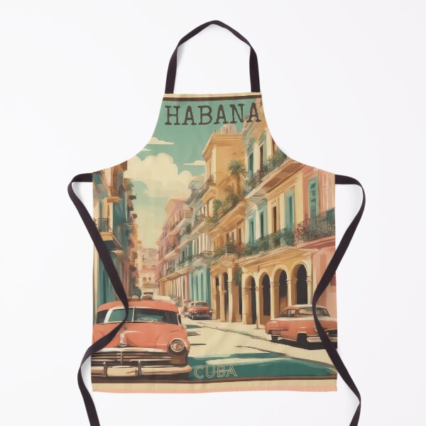 Item preview, Havana in a vintage look – the perfect print for lovers of Cuba designed and sold by KarakitAI.
