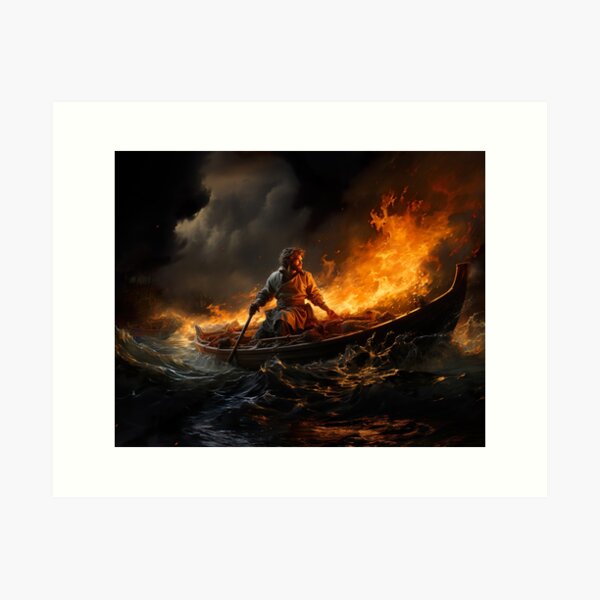 Item preview, Baroque - The Boatman designed and sold by KootenayDesigns.