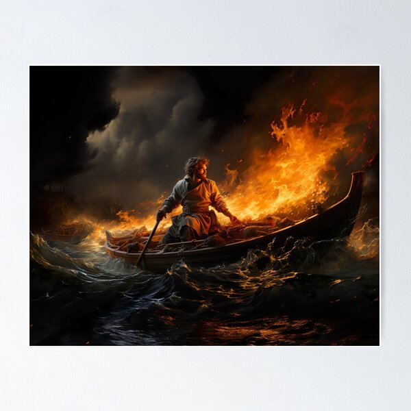 Item preview, Baroque - The Boatman designed and sold by KootenayDesigns.