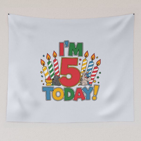 Item preview, I'm 5 today designed and sold by SignumShop.